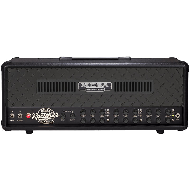 Mesa Boogie Dual Rectifier Head - Black Diamond / Black Taurus