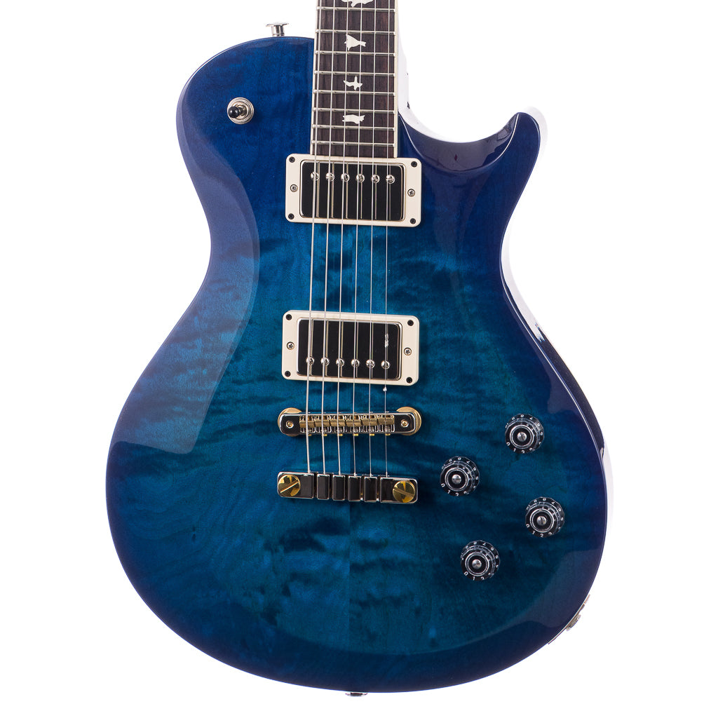 PRS S2 Singlecut McCarty 594 Quilt Maple - Lark Custom - Blue Matteo Burst (996)